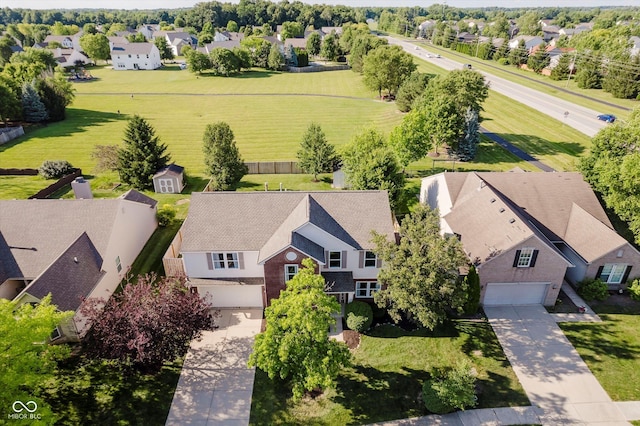 6036 W Bayfront Shrs, Mccordsville, IN 46055 - aerial perspective of suburban area