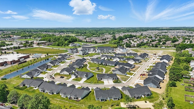 4182 Hume Ave, Plainfield, IN 46168 - aerial view of property and surrounding area with nearby suburban area