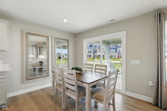 4182 Hume Ave, Plainfield, IN 46168 - dining space featuring light wood-type flooring and recessed lighting