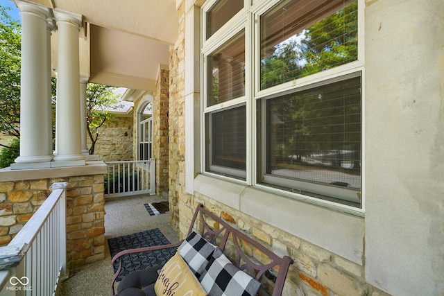 5720 Hickory Hollow Dr, Plainfield, IN 46168 - view of porch