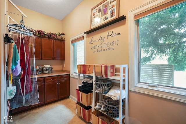5720 Hickory Hollow Dr, Plainfield, IN 46168 - bar area with plenty of natural light and light tile patterned floors