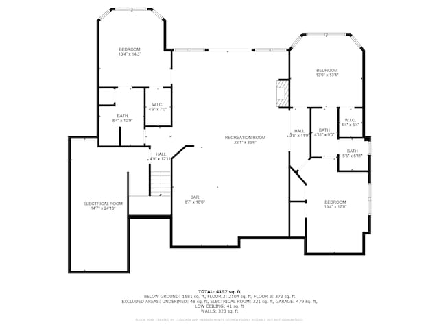 5720 Hickory Hollow Dr, Plainfield, IN 46168 - view of room layout