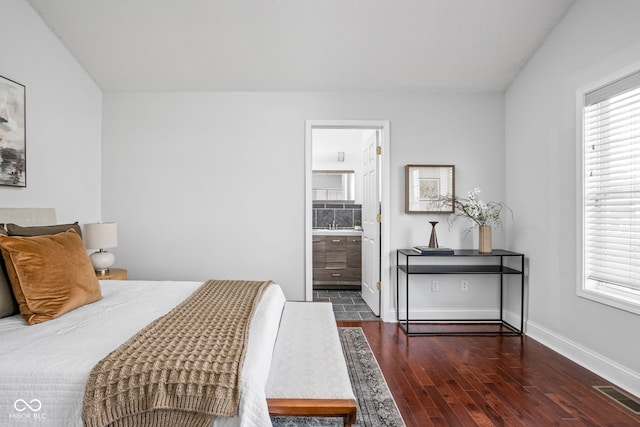2015 N College Ave, Indianapolis, IN 46202 - bedroom with wood-type flooring and baseboards