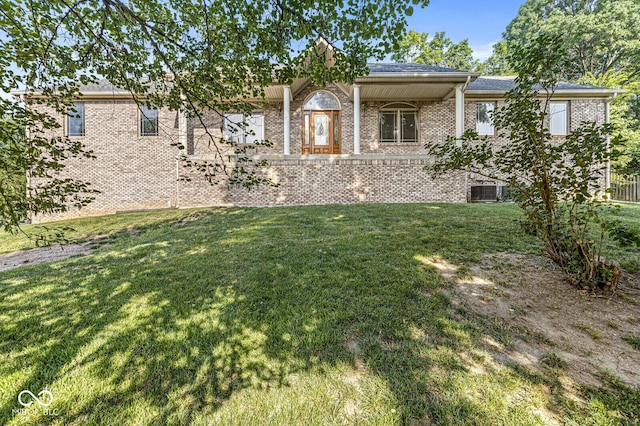 3766 Brill Rd, Indianapolis, IN 46227 - ranch-style home with brick siding and a front yard