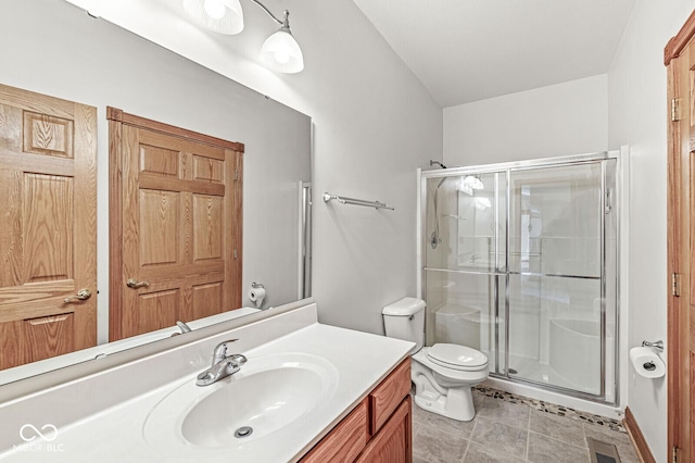 3766 Brill Rd, Indianapolis, IN 46227 - bathroom with vanity and a shower stall