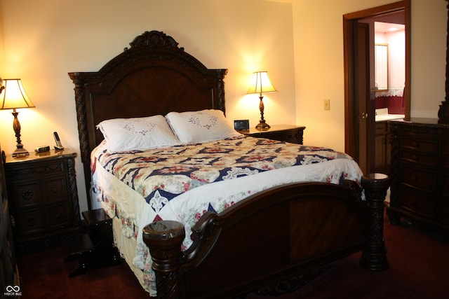 6052 N Deckshire Ln, Shirley, IN 47384 - bedroom with carpet flooring