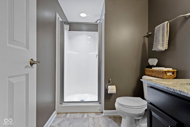 9476 Oakley Dr, Indianapolis, IN 46260 - bathroom with a stall shower and vanity