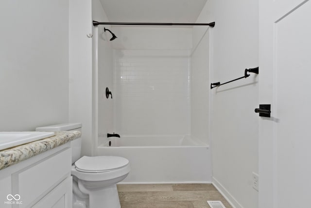 4129 Cornelius Ave, Indianapolis, IN 46208 - full bath featuring vanity,  shower combination, and wood finished floors