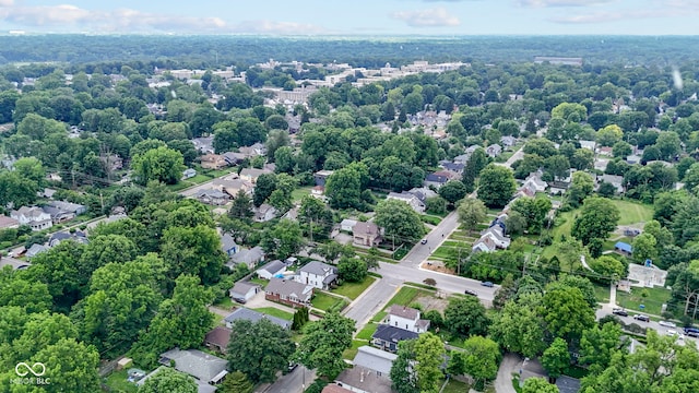 4129 Cornelius Ave, Indianapolis, IN 46208 - aerial perspective of suburban area