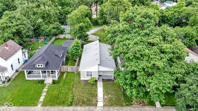 4129 Cornelius Ave, Indianapolis, IN 46208 - bird's eye view