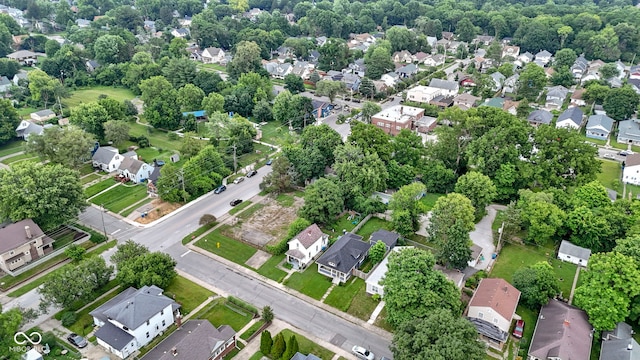 4129 Cornelius Ave, Indianapolis, IN 46208 - aerial view of property and surrounding area featuring nearby suburban area