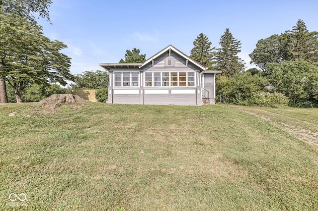 3760 Brill Rd, Indianapolis, IN 46227 - rear view of house featuring a yard