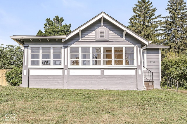 3760 Brill Rd, Indianapolis, IN 46227 - back of property with a yard
