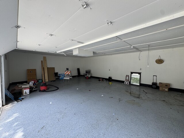 817 Pearl St, Covington, IN 47932 - garage with baseboards
