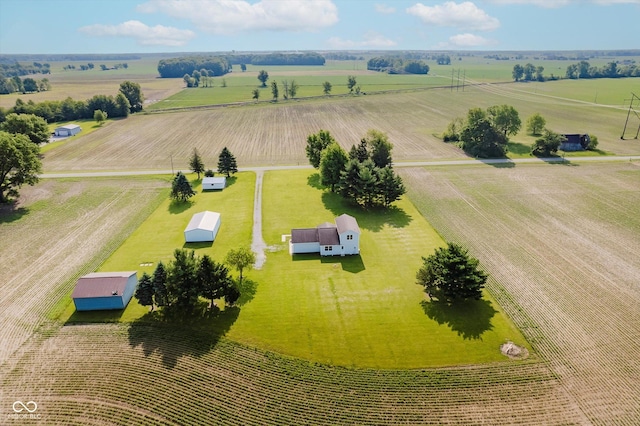 4330 S 100 E, Lebanon, IN 46052 - overview of rural landscape with rows of crops