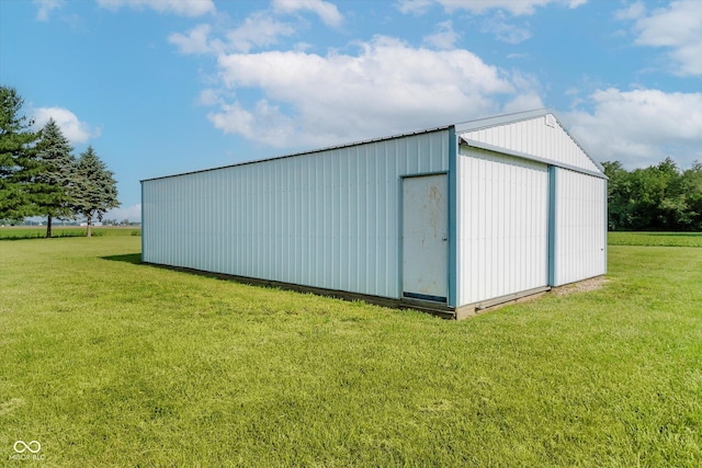 4330 S 100 E, Lebanon, IN 46052 - view of pole building featuring a lawn