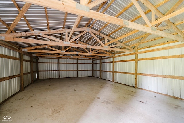 4330 S 100 E, Lebanon, IN 46052 - garage with metal wall