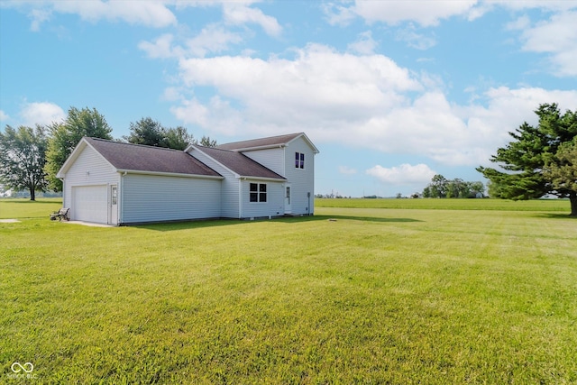 4330 S 100 E, Lebanon, IN 46052 - view of home's exterior with a lawn and an attached garage