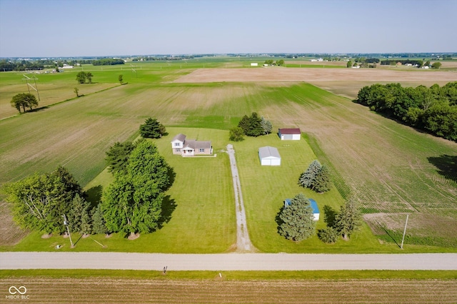 4330 S 100 E, Lebanon, IN 46052 - overview of rural landscape with rows of crops