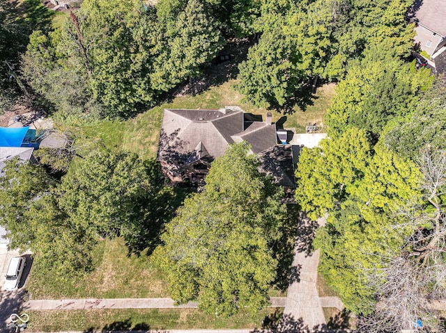 5826 Winding Way Ln, Indianapolis, IN 46220 - aerial view