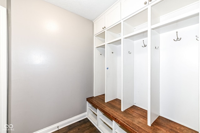 5826 Winding Way Ln, Indianapolis, IN 46220 - mudroom with dark wood finished floors