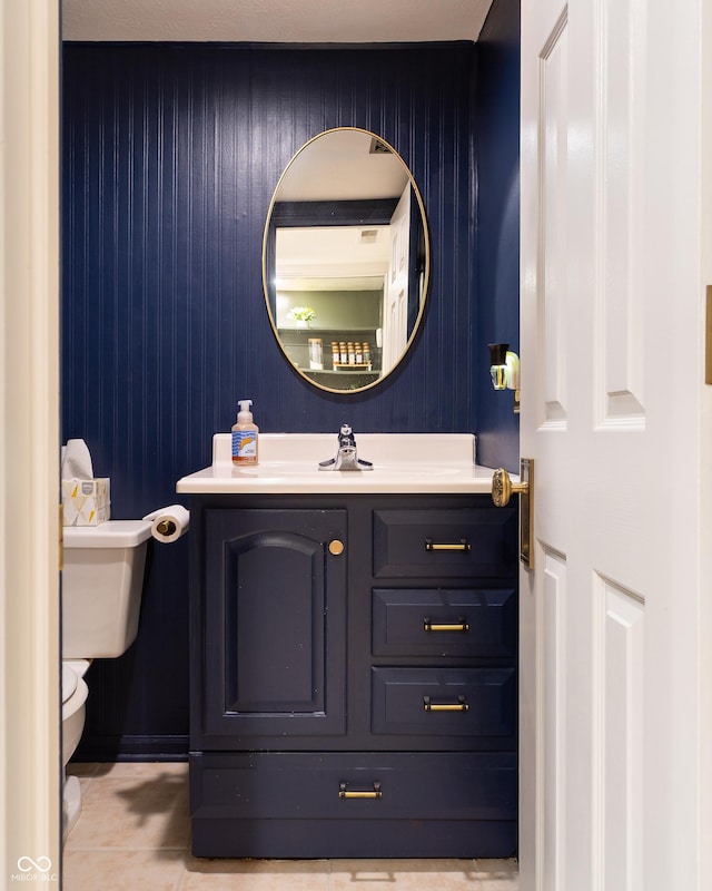 7612 Farm View Cir E, Indianapolis, IN 46256 - half bathroom with toilet and vanity