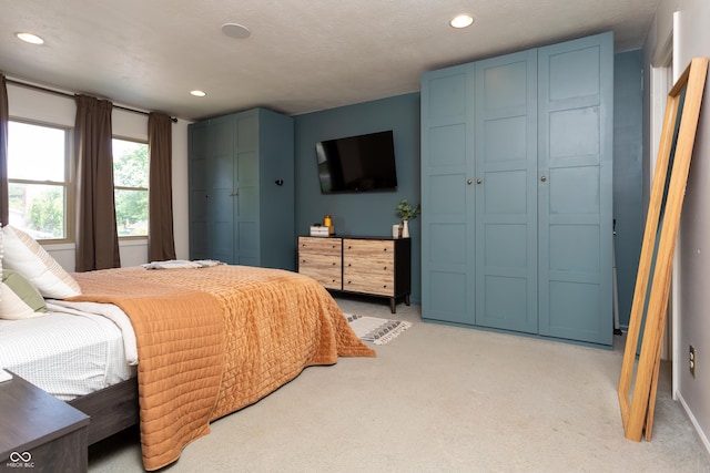 7612 Farm View Cir E, Indianapolis, IN 46256 - bedroom with light colored carpet and recessed lighting