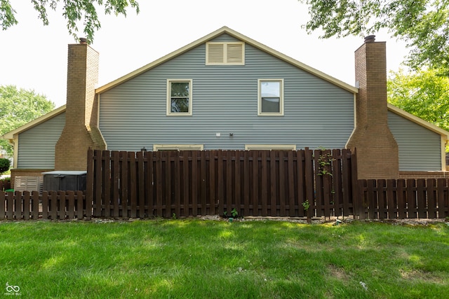 7612 Farm View Cir E, Indianapolis, IN 46256 - view of property exterior with a chimney