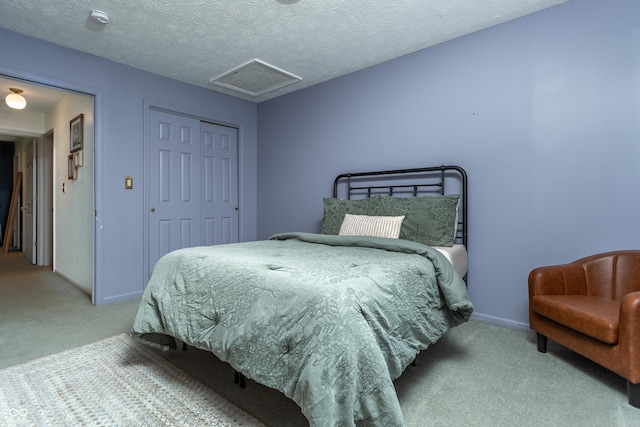 7612 Farm View Cir E, Indianapolis, IN 46256 - carpeted bedroom with attic access and a closet