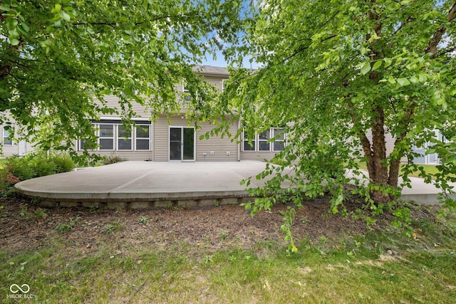 12997 Bartlett Dr, Fishers, IN 46037 - rear view of house featuring a patio
