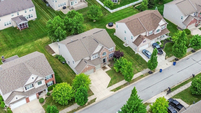 12997 Bartlett Dr, Fishers, IN 46037 - aerial perspective of suburban area