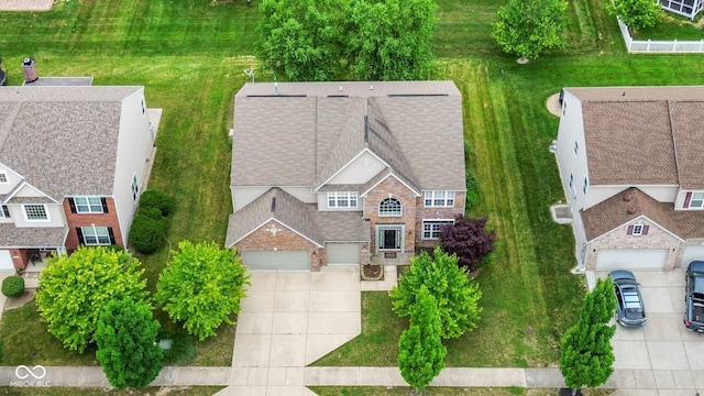 12997 Bartlett Dr, Fishers, IN 46037 - view from above of property
