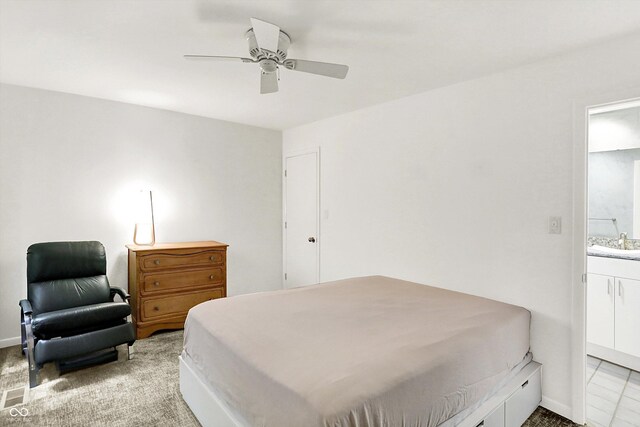 944 Briar Patch Ln, Greenwood, IN 46142 - bedroom featuring a sink and a ceiling fan