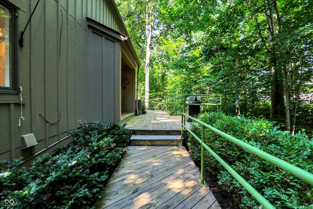 944 Briar Patch Ln, Greenwood, IN 46142 - view of wooden deck