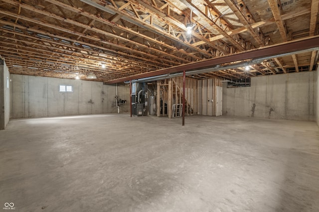 13172 Duval Dr, Fishers, IN 46037 - below grade area featuring gas water heater and heating unit