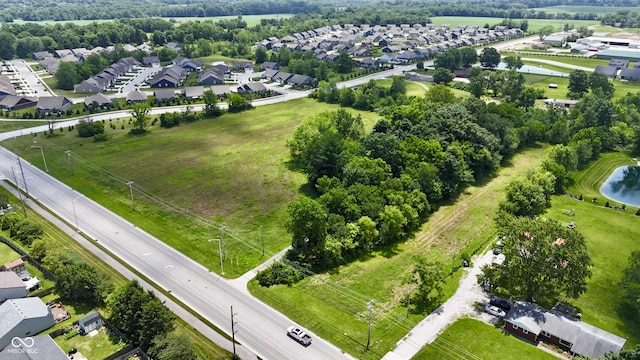 6637 E County Road 600 S, Plainfield, IN 46168 - aerial overview of property's location featuring nearby suburban area