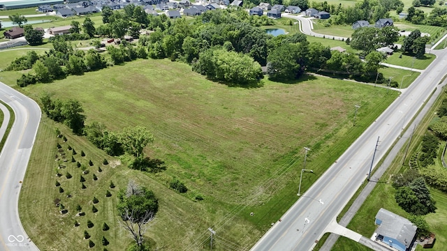 6637 E County Road 600 S, Plainfield, IN 46168 - aerial overview of property's location featuring nearby suburban area and a large body of water