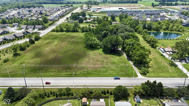 6637 E County Road 600 S, Plainfield, IN 46168 - aerial perspective of suburban area featuring a large body of water