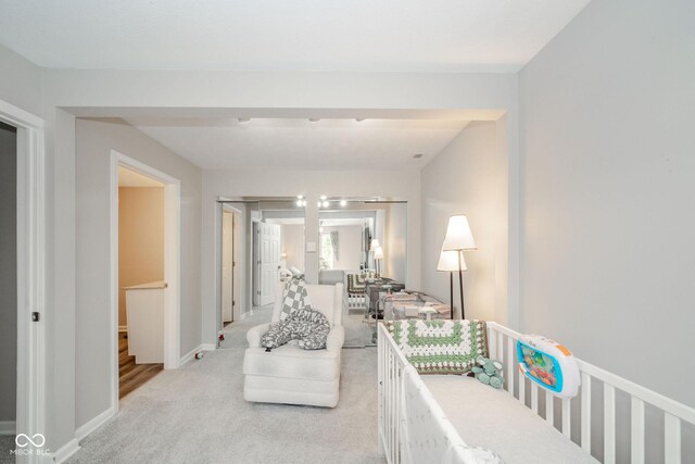 901 N Greenbriar Rd, Muncie, IN 47304 - carpeted living room featuring baseboards