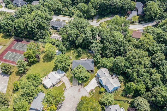 8439 Goldfinch Cir, Indianapolis, IN 46256 - aerial view of residential area