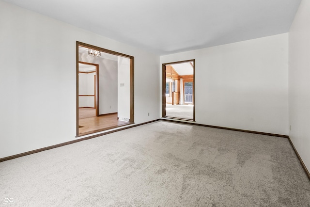 8439 Goldfinch Cir, Indianapolis, IN 46256 - carpeted spare room with baseboards