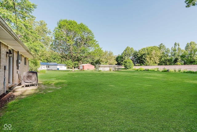 2824 E 150 S, Tipton, IN 46072 - view of green lawn with view of wooded area