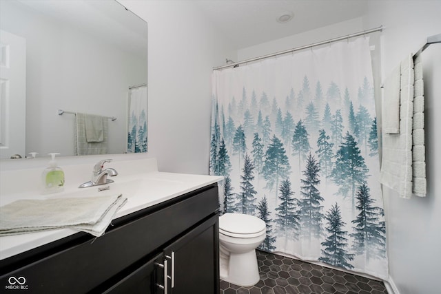 1461 Bigleaf Dr, Sheridan, IN 46069 - bathroom with vanity and a shower with shower curtain