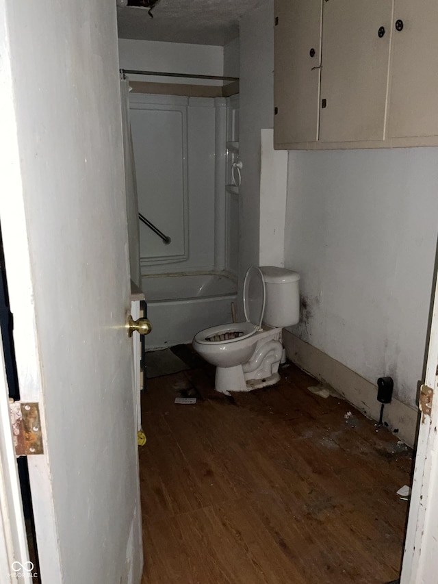 1367 Mulberry St, Noblesville, IN 46060 - full bathroom with toilet and wood finished floors