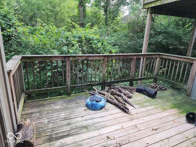 4235 Foxglove Trce, Indianapolis, IN 46237 - view of deck