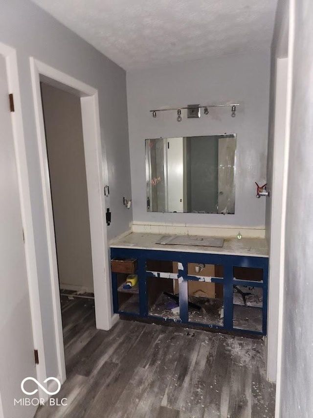 4235 Foxglove Trce, Indianapolis, IN 46237 - bathroom with wood finished floors and vanity