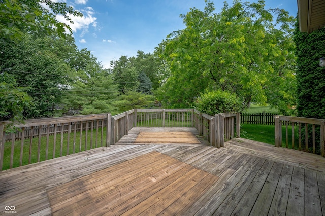 8578 Nolan Dr, Fishers, IN 46038 - wooden terrace with a fenced backyard