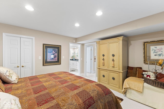 8164 Dean Rd, Indianapolis, IN 46240 - bedroom featuring recessed lighting