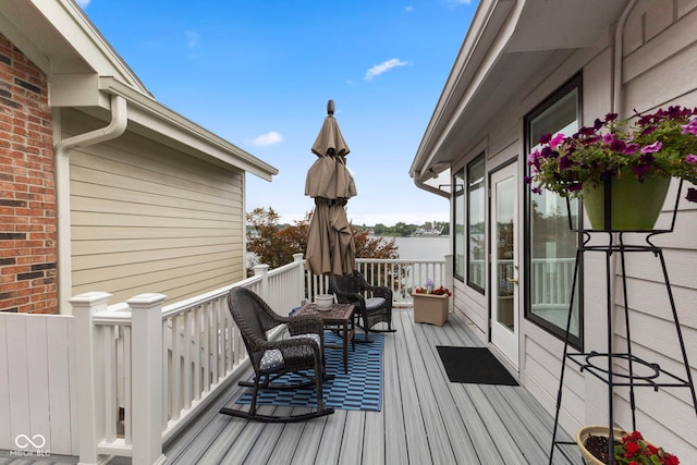 8164 Dean Rd, Indianapolis, IN 46240 - deck with a water view
