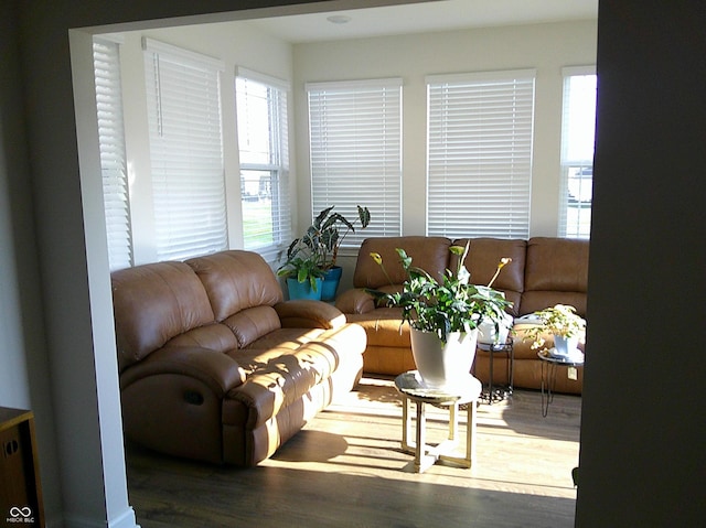 8804 Faulkner Dr, Indianapolis, IN 46239 - living area with wood finished floors